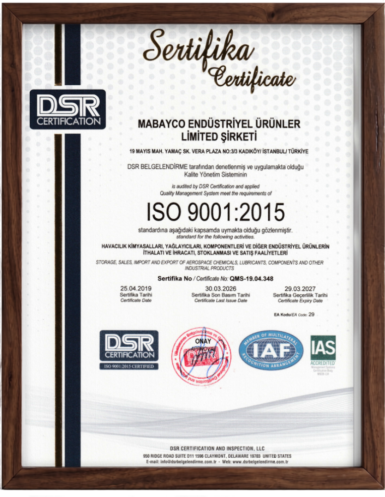 ISO 9001:2015 · QMS-19.04.348