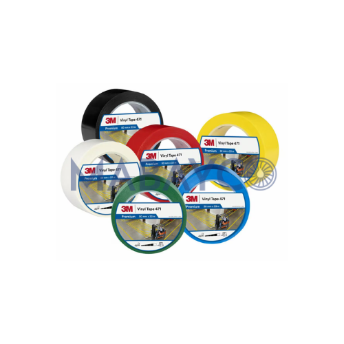 3M 471 Vinyl Tape (25MM*55MT, Blue)