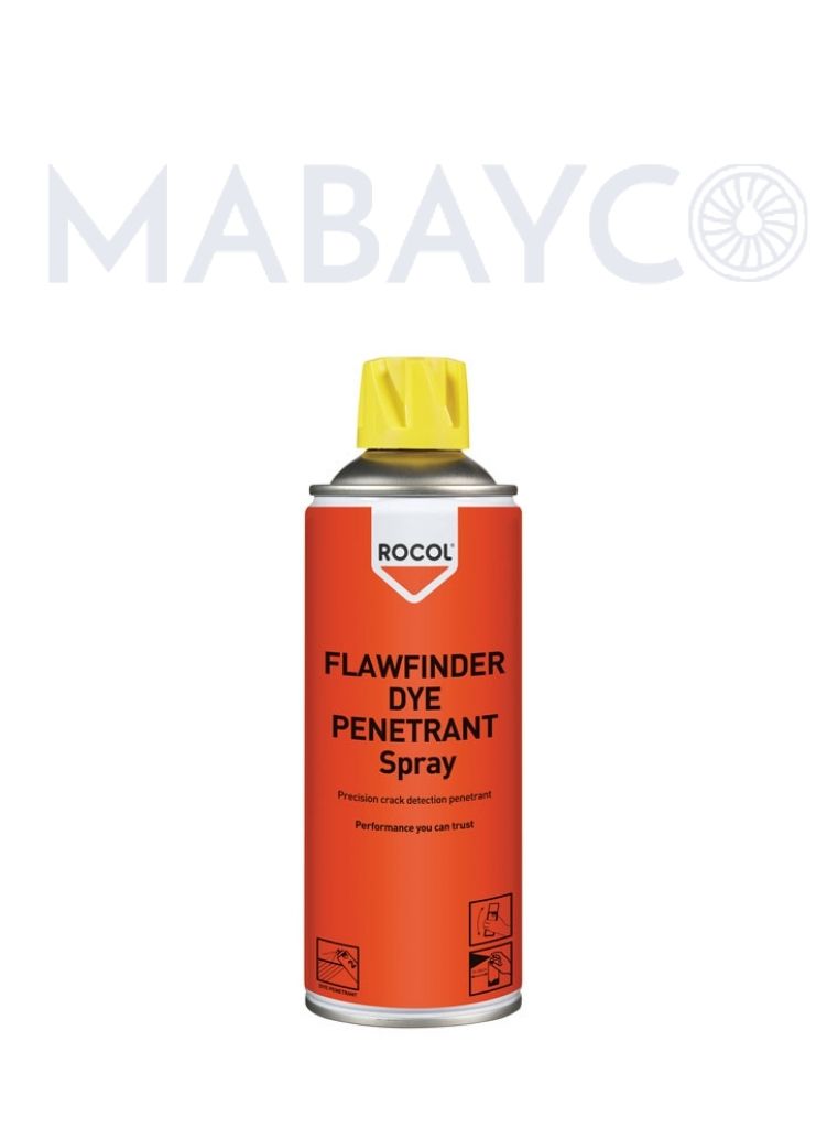 Rocol Flawfinder Dye Penetrant Spray - 300ML